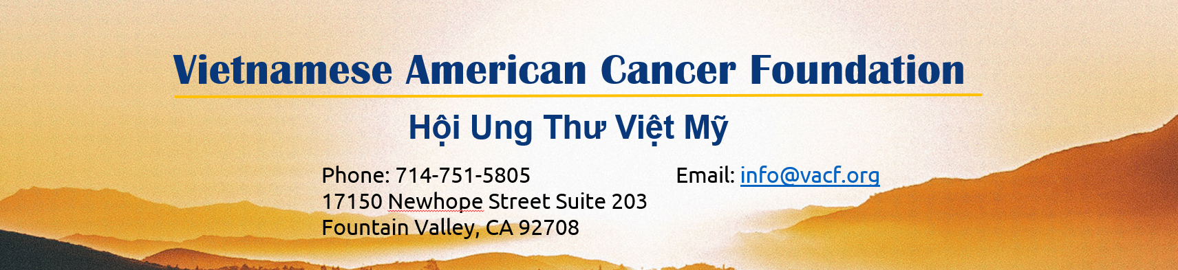 VACF…because the more you know the less you have to fear